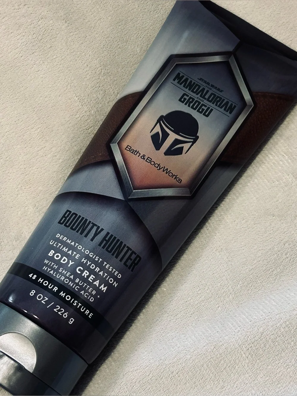 Bath & Body Works men’s star wars body cream bounty hunter the mandalorian NEW